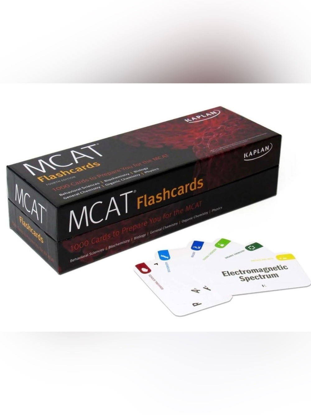 Kaplan MCAT Prep Book – Black and Red Cover